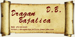 Dragan Bajalica vizit kartica